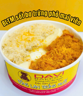 SỐT BƠ TRỨNG PHÔ MAI VIÊN
